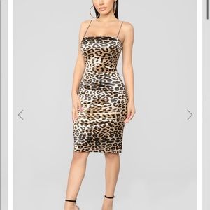 Fashion Nova Cheetah Print Dress